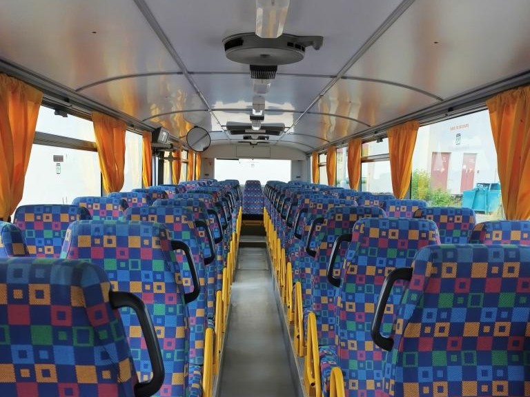 interier autobusu