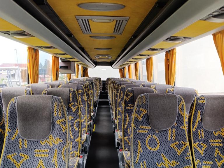 interier autobusu